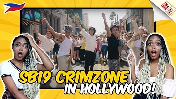 Latinas Reaction | MYX AND SB19 TAKEOVER HOLLYWOOD Official CRIMZONE Performance Video | Sol&LunaTV