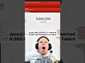 Hitting 9 Million Followers On Twitch live 🤯 #jynxzi #followers #twitch #jynxzifunnymoments