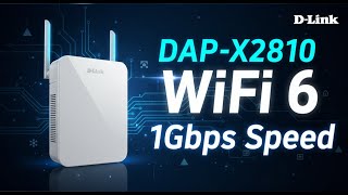 How to Configure D-Link DAP-X2810 Wi-Fi 6 Access Point