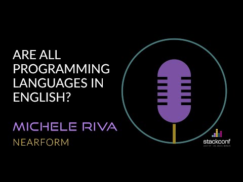 stackconf 2022 | Are all programming languages in english? by Michele Riva @netways