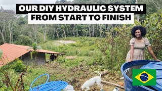 Our Hydraulic System | Water From Water Spring | DIY | Homesteading | Homestead From Scratch