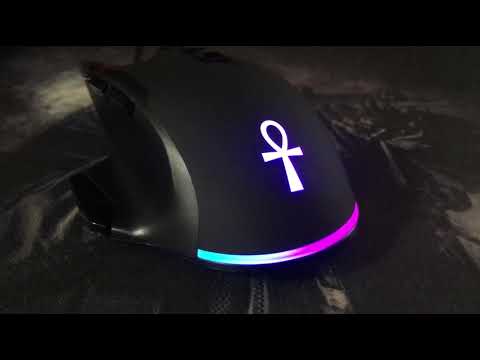 Демонстрация подсветки и работоспособности клавиш мыши Oklick 727G ANUBIS Демонстрация подсветки и работоспособности клавиш мыши Oklick 727G ANUBIS