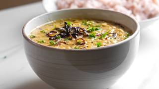 Vegan Sri Lankan Red Lentil Curry (Parippu)