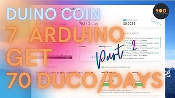 Cara Mining Duino Coin Atau DUCO Coin dengan Arduino 2021