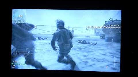 Weird mw3 Lobby knife run (infected)