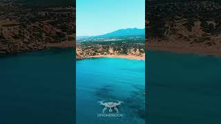 Beautiful Cyprus.❤️🤗🌊 #cyprus #beach #kıbrıs #cyprusnews #droneshots #island