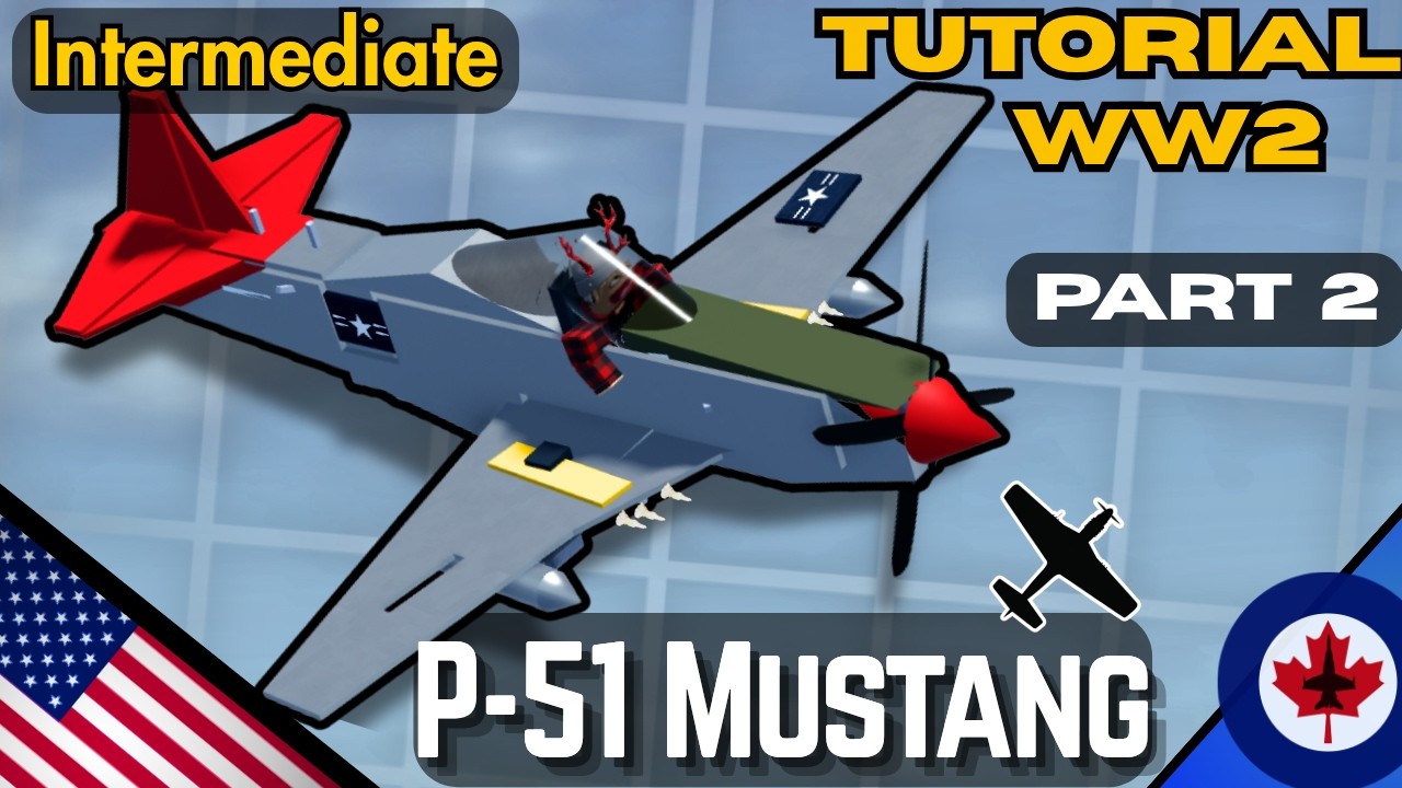 Plane Crazy P-51D Mustang Tutorial Part 2: The Final - YouTube