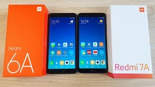 картинка: XIAOMI REDMI 6A VS REDMI 7A - ЧТО ИЗМЕНИЛОСЬ? ПОЛНОЕ СРАВНЕНИЕ!