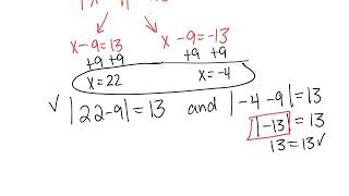 Common mistakes when solving absolute value equations by bleu