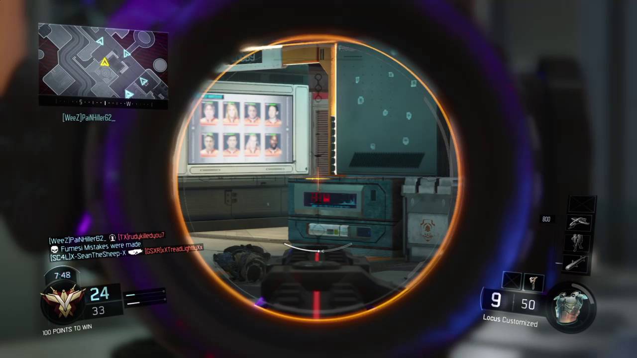 Call of Duty®: Black Ops III Triple Headshot Feed W/Locus on New DLC Map Cyrogen