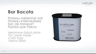 Comptoir Daccueil Bar Bacota U-Know