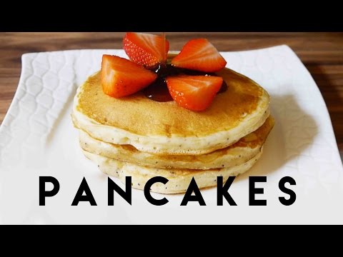 Pancakes mit Buttermilch | Buttermilk Pancakes | Breakfast Pancakes selber machen. 