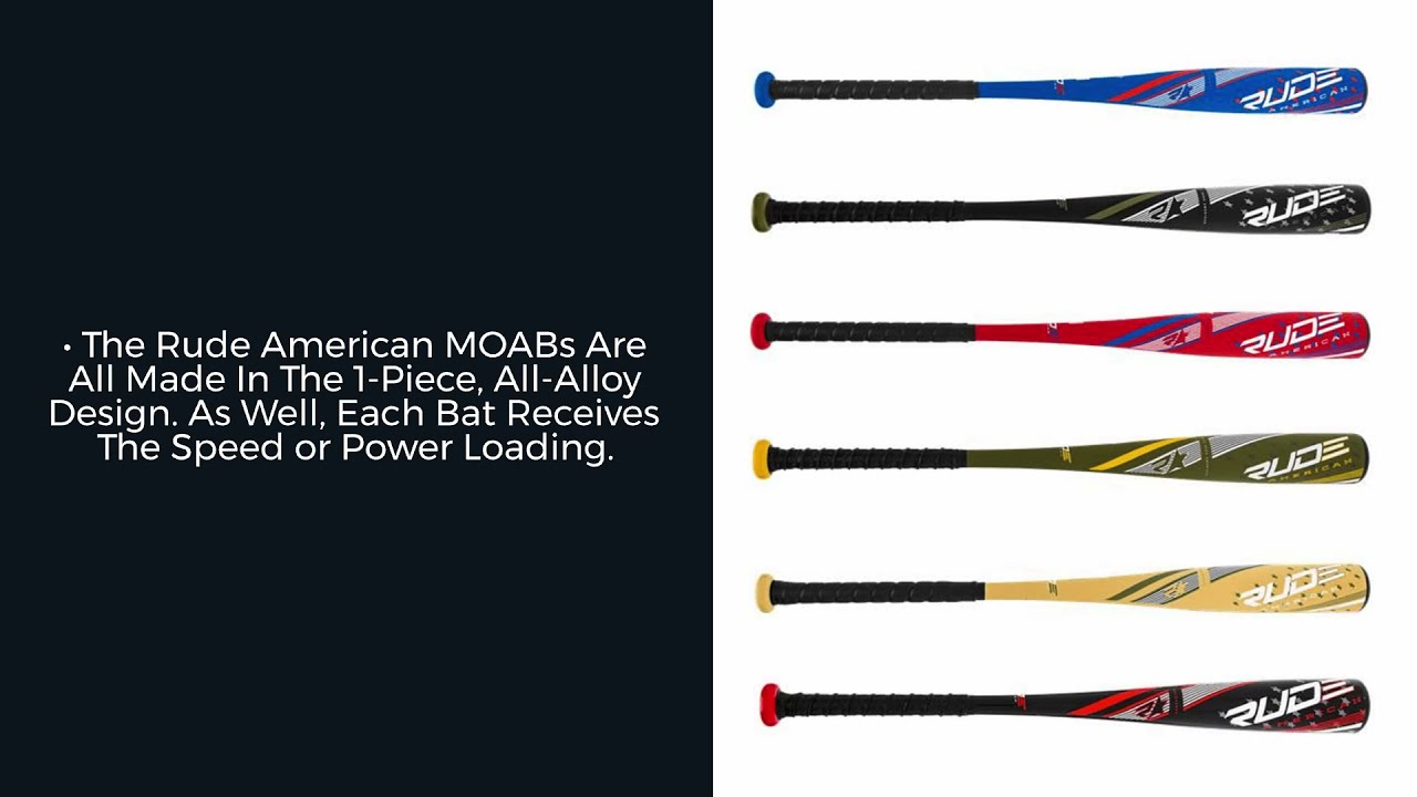 Review: Rude American MOAB Series Baseball Bats