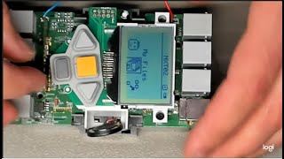 Lego Mindstorms NXT display repair (German with English text comments)