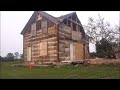 One Man! One Old Log Cabin! Move and Restore from start to finish.
