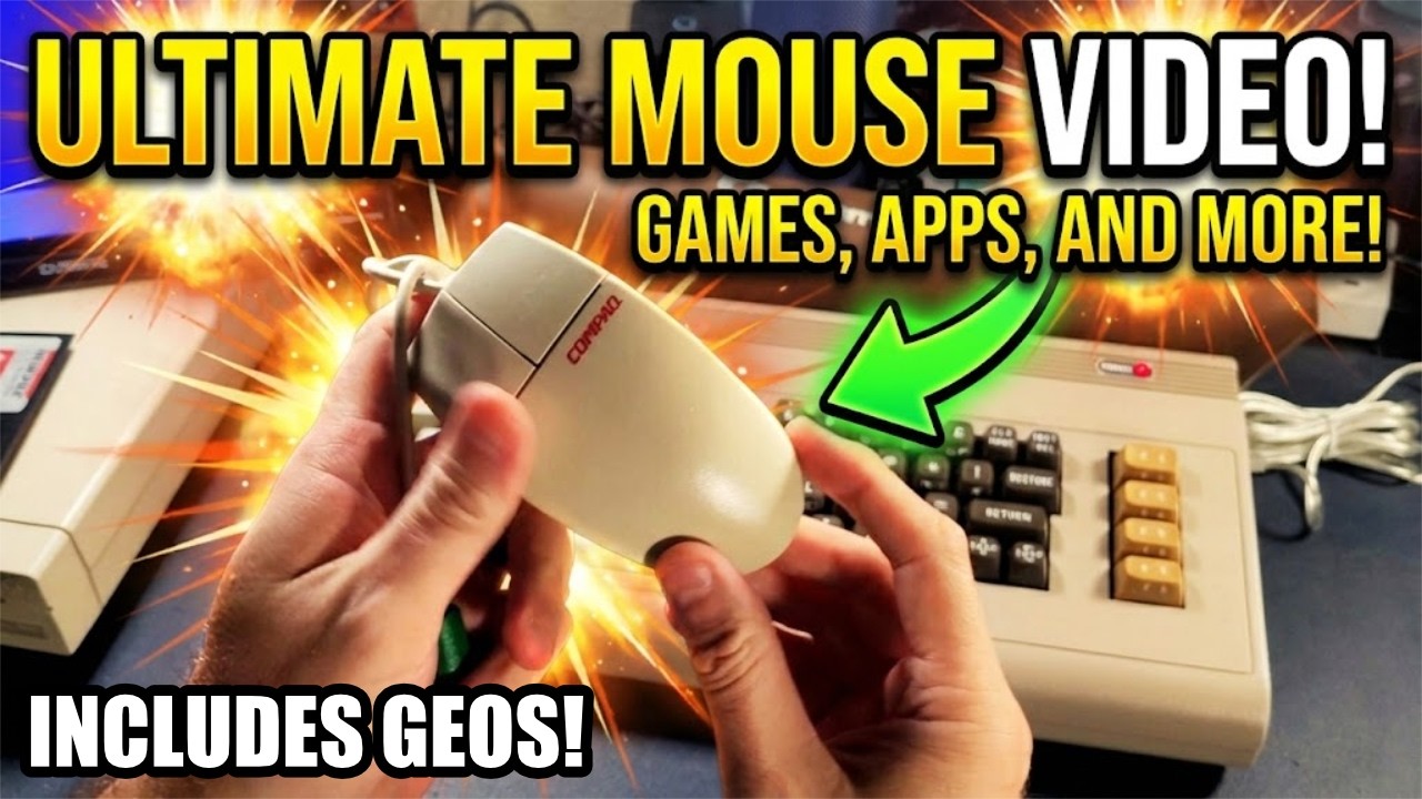 Ultimate C64 Mouse Setup: Adapters, Emulation & GEOS Speedrun!
