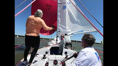 J24 nationals 2022 day 1 race 4, full race video