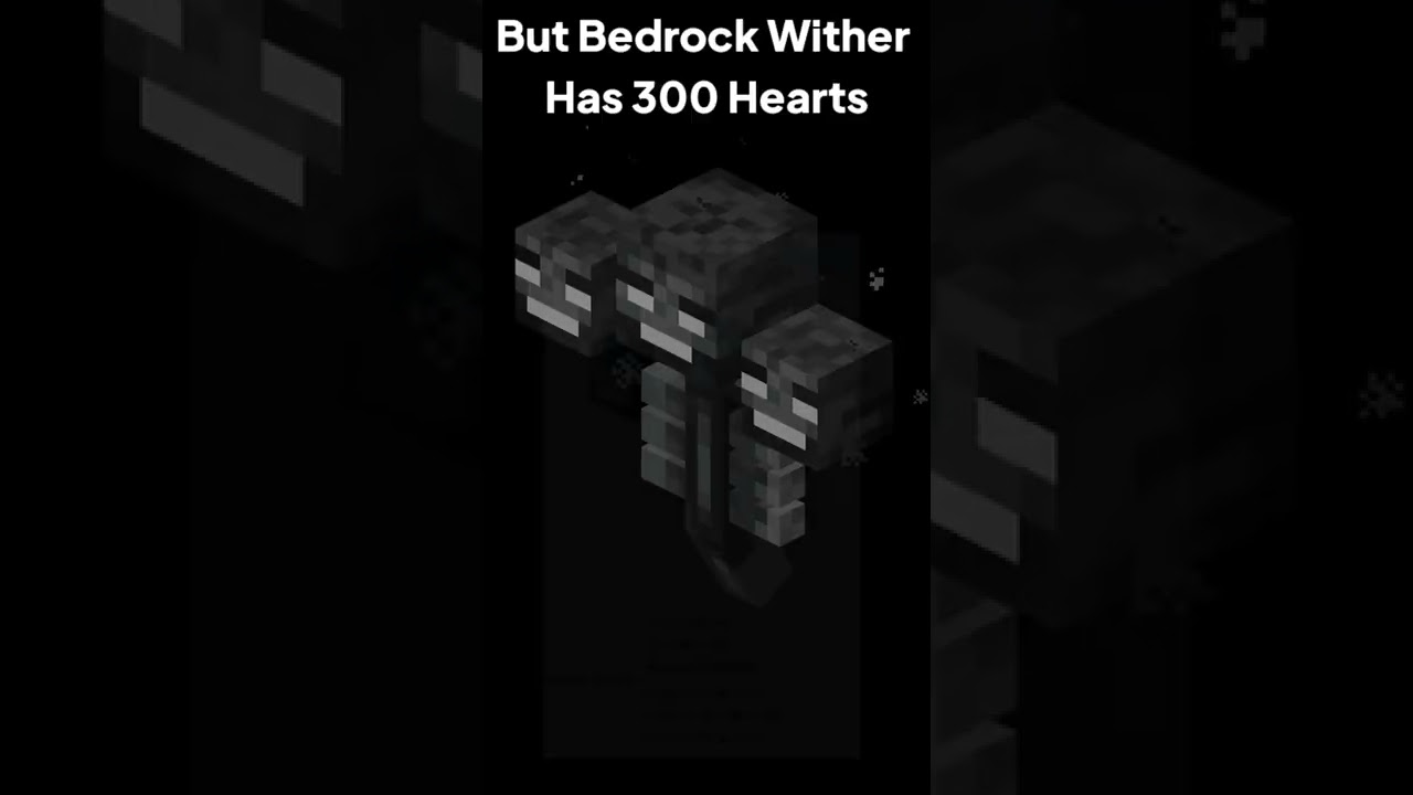 Bedrock Wither is Stronger Than Warden...