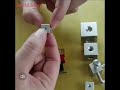 MSM Six Sided Fixed block Square Nut With Screw Plate Connection Block Acrylic Chassis Component