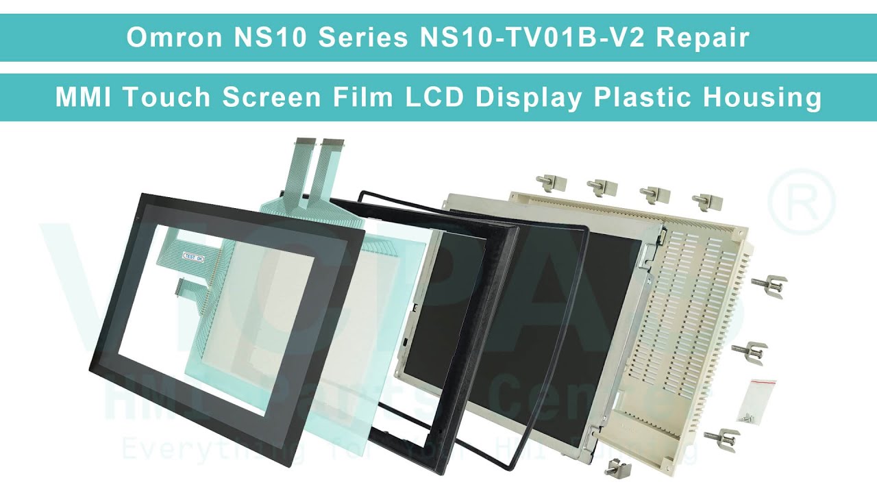 NS10-TV01B-V2 Omron NS10 HMI Panel Glass LCD Display Screen Front