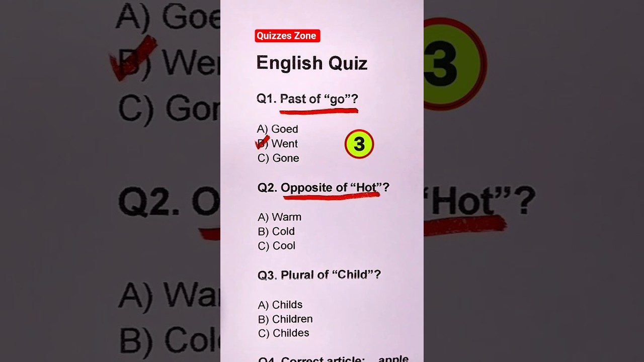 🇱🇷 Ultimate English Quiz | Can You Get 7/7? 😱 