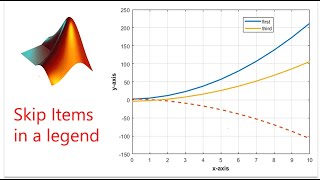 How do I skip items in a legend || ignore lines in a legend || MATLAB