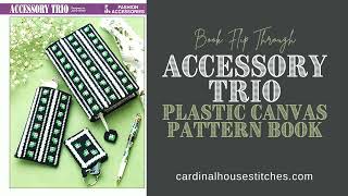 Accessory Trio Plastic Canvas Pattern Book Flip Through Video