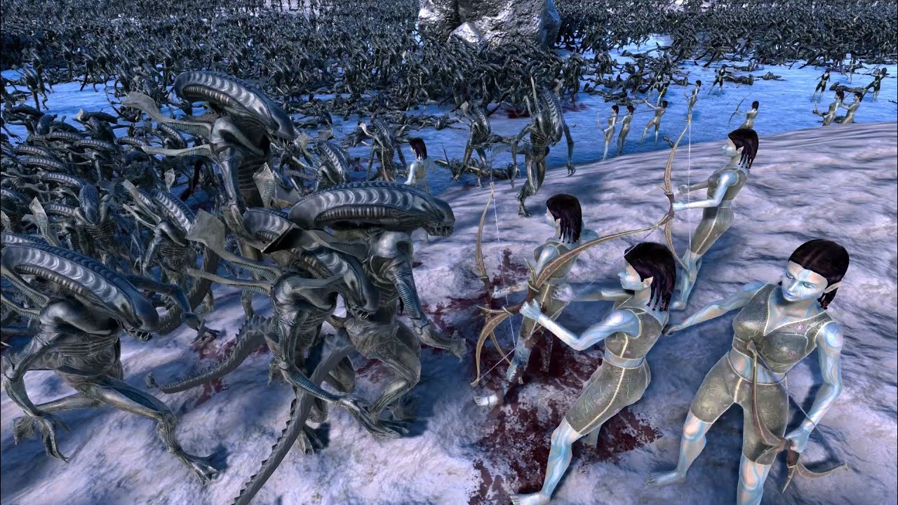 350 ElvenHuntress vs. Xenomorph - Ultimate Epic Battle Simulator