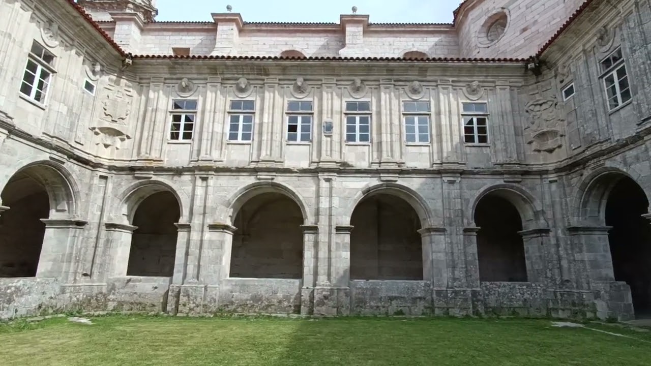 Cloister of the Medallions of the Sobrado Abbey La Coruña Galicia (Sobrado de los Monjes)