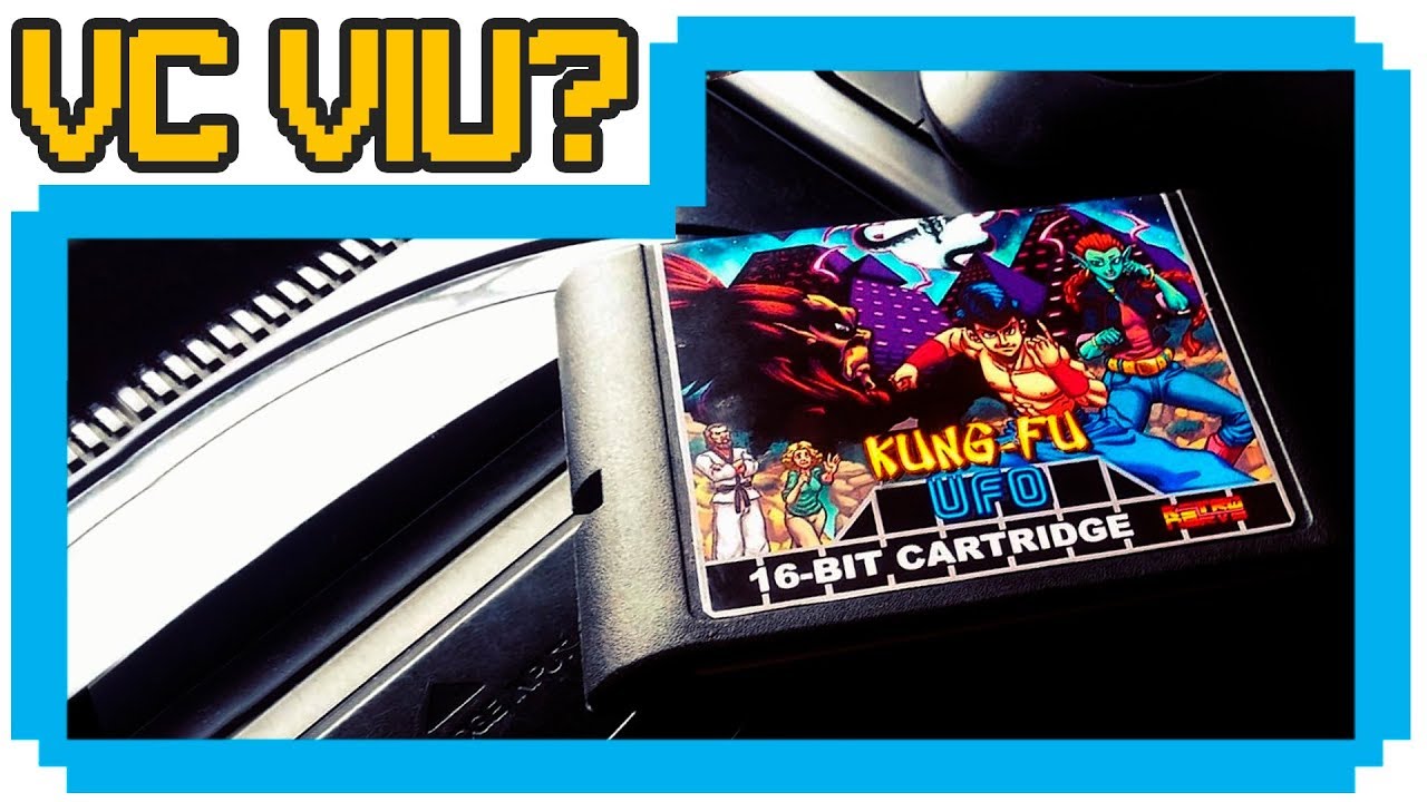 Conheça Kung-Fu UFO, novo jogo em desenvolvimento para Mega Drive