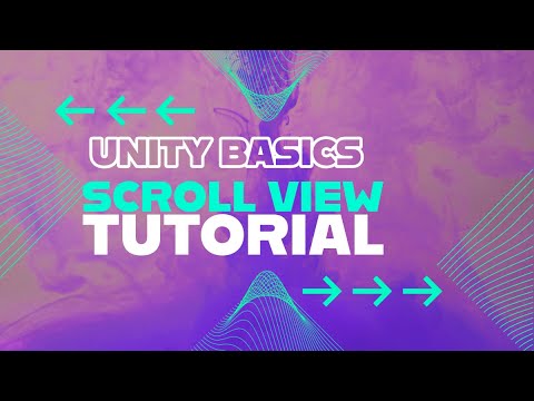 How to use a Scroll View in Unity - Unity Basics - YouTube
