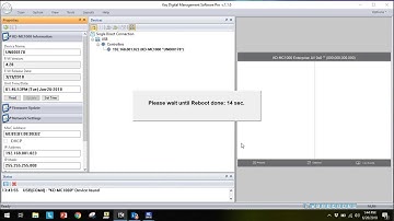 KD-MC1000 configuration via KDMS Pro