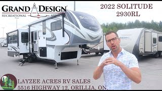 2022 Grand Design Solitude 2930RL - Layzee Acres RV Sales