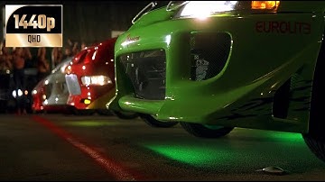 Rapido y Furioso (2001) La Carrera Latino 1440p