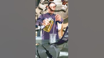 Why Did This Beaker Disappear in Oil?#RefractiveIndex #ScienceExperiment #InvisibleGlass