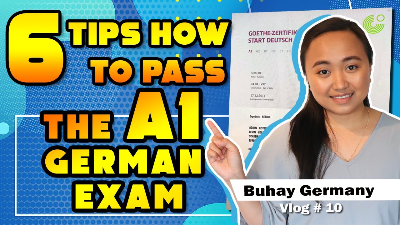 Buhay Germany Vlog #10 | 6 Tips how to pass the A1 German exam - YouTube