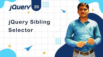 jQuery Sibling Selector - jQuery Tutorial 20 🚀