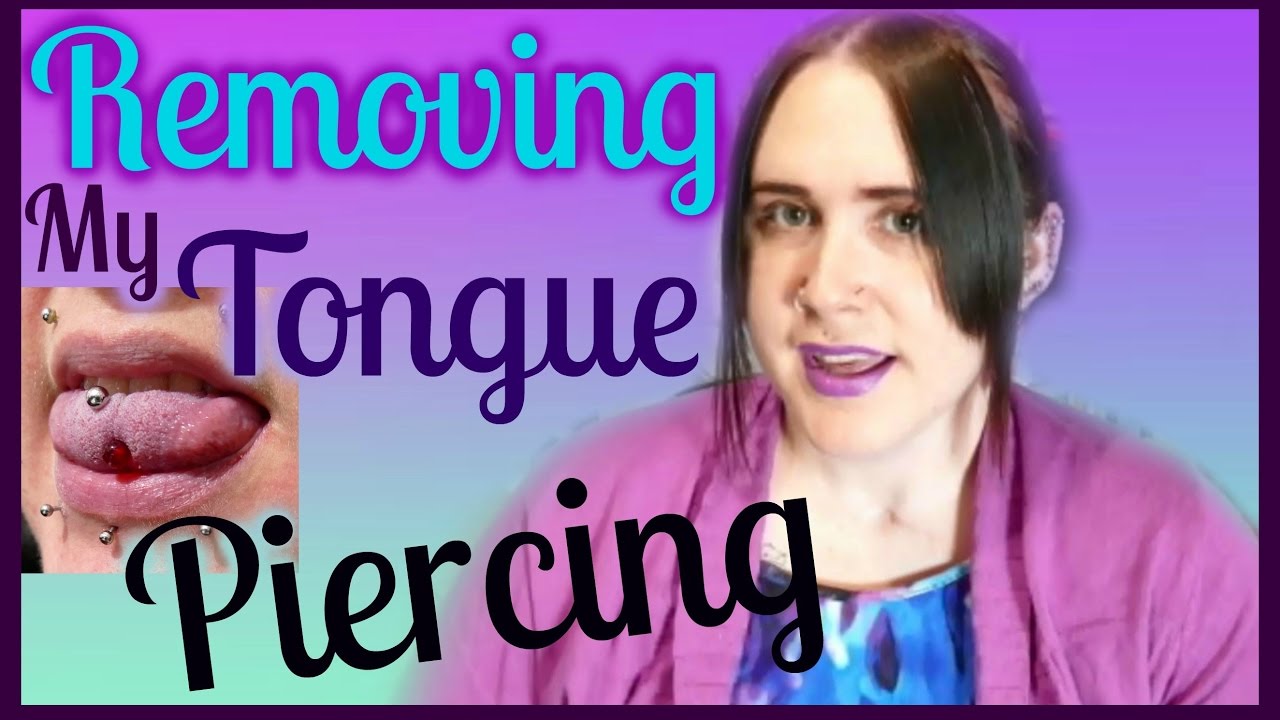 Why I Removed My Tongue Piercing - YouTube