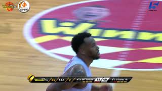 Daequan Cook 3-pointers in Hapoel Ness-Ziona vs. Hapoel Tel Aviv