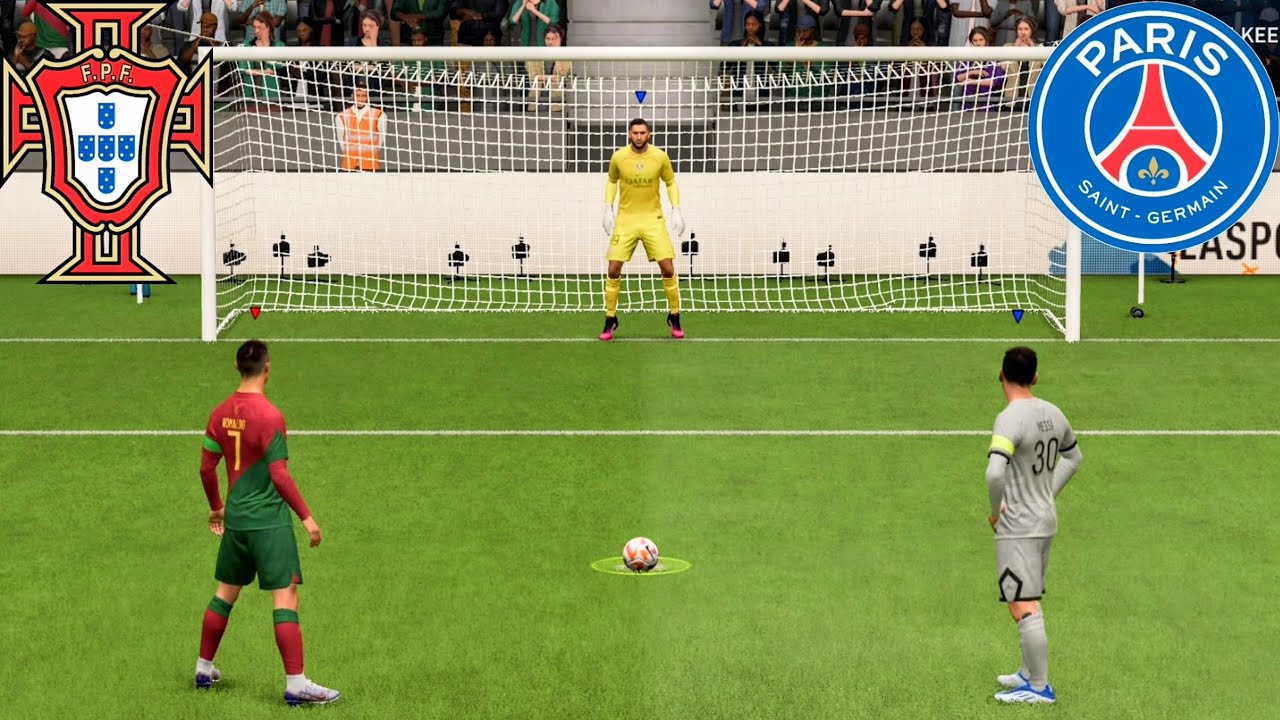 FIFA 23 | Portugal vs PSG | Ronaldo vs Messi - Penalty Shootout - YouTube