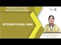International HRM - Module 1 - Week 7