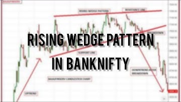 RISING WEDGE PATTERN | IN BANKNIFTY | TAMIL