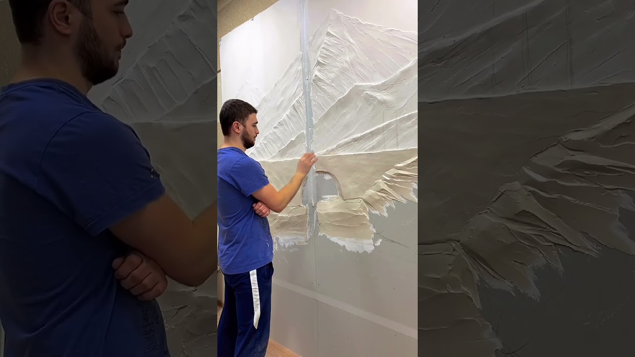 making 3d picture on wall.