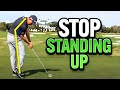 This finally fixes standing up in the golf swing