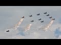 Air Power Demo RNLAF Netherlands Air Force F-35 F-16 C-130 and a lot of Flares Volkel 2019 AirShow