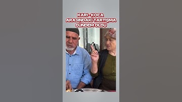 Karı - koca arasındaki bu tartışma gündem oldu #gündem
