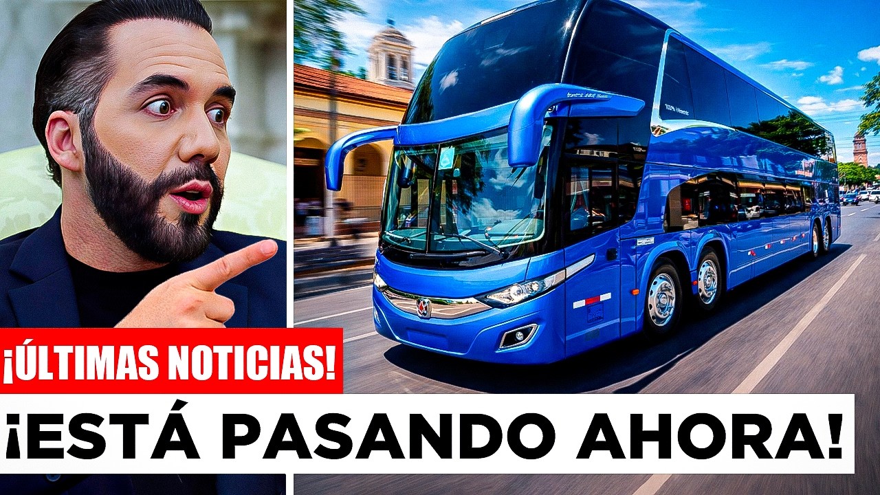 ¡URGENTE! 😱 LLEGAN los NUEVOS BUSES a EL SALVADOR y Conoce el PROYECTO que Podría CAMBIARLO TODO 🇸🇻🔥