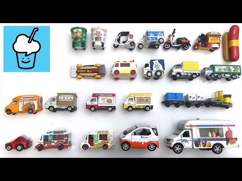 Food Vehicles Truck collection Tomica Siku Hotwheels Q Car