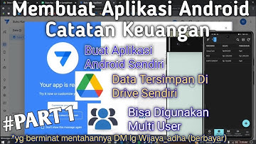 Membuat Aplikasi Android Sendiri | Aplikasi Finansial  | Aplikasi Keuangan | Part 1