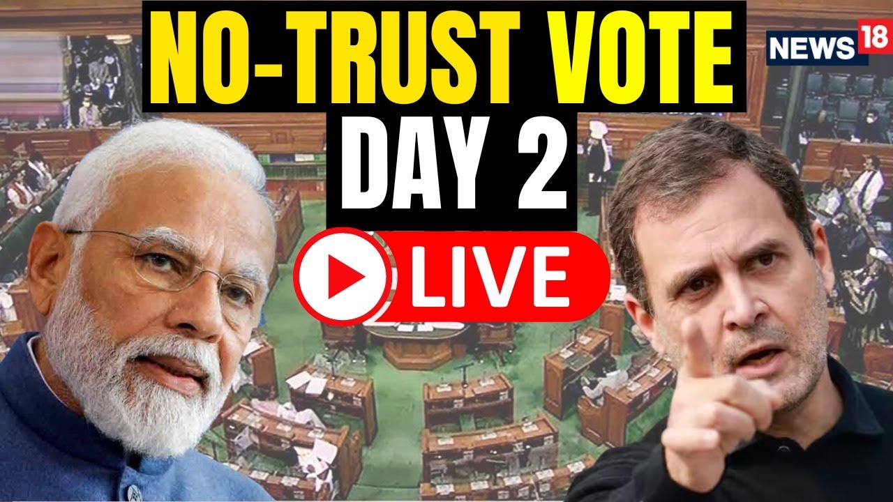 Lok Sabha Live | No Confidence Motion In Parliament | Rahul Vs Modi In ...